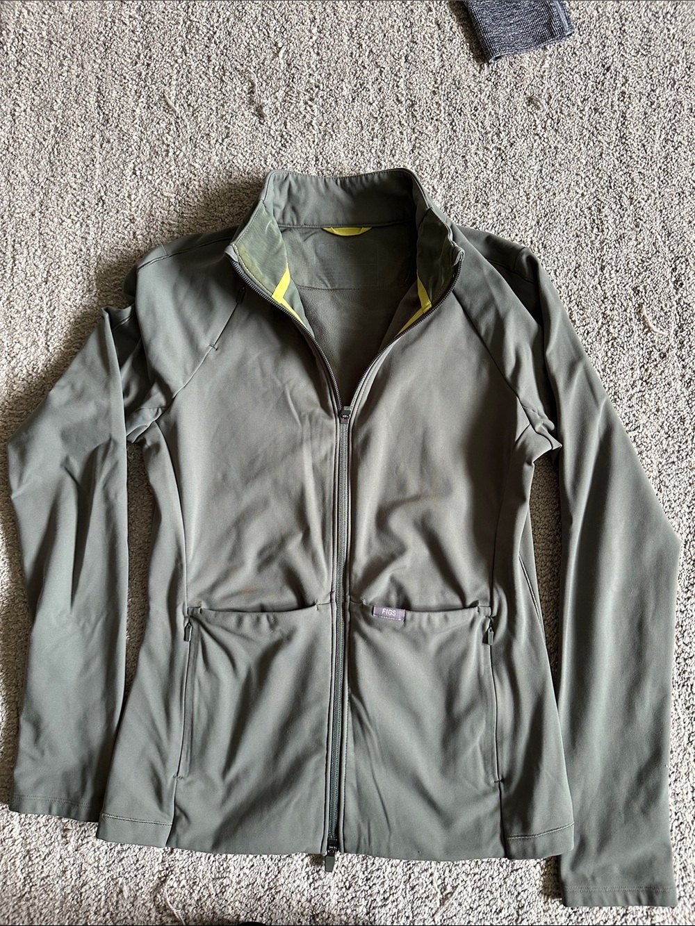 FIGS Contour Knit Scrub Jacket